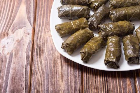 Dolma from grape of vines Stock Photos