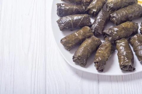 Dolma from grape of vines Stock Photos