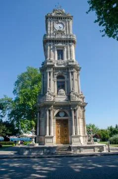 Dolmabahce Clock Tower Stock Photos