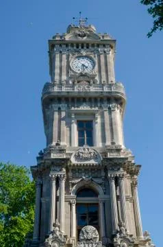 Dolmabahce Clock Tower Stock Photos