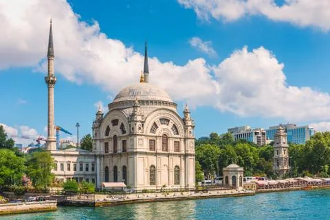 Dolmabahce mosque Stock Photos