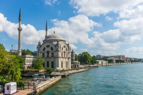 Dolmabahce mosque Stock Photos