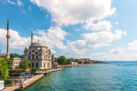 Dolmabahce mosque Stock Photos