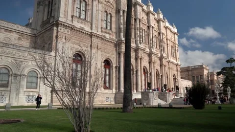 Dolmabahce Palace in Istanbul Stock Footage 223893136