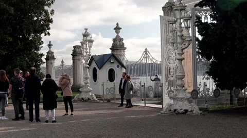 Dolmabahce Palace in Istanbul Stock Footage 223893241
