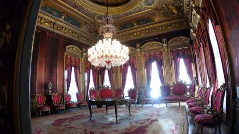 Dolmabahce Palace in Istanbul Stock Footage 223897281