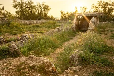 Dolmen Della Chianca Stock Photos