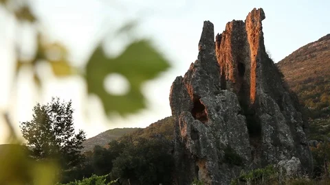 Dolmen the sacred rock Stock Footage 112247657
