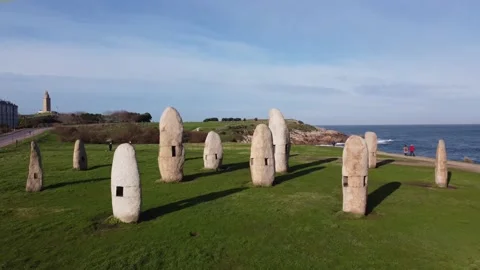 Dolmens park Stock Footage 170224237