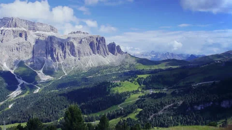 Dolomite at daylight Stock Footage 25295446