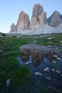 Dolomite mountain in Italy Stock Photos