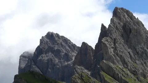 Dolomite Mountain Top Stock Footage 97312927