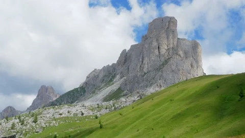 Dolomite rock peak Stock Footage 171622624