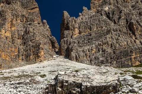 Dolomite s panorama Foto stock