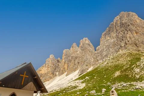 Dolomite s panorama Stock-Fotos