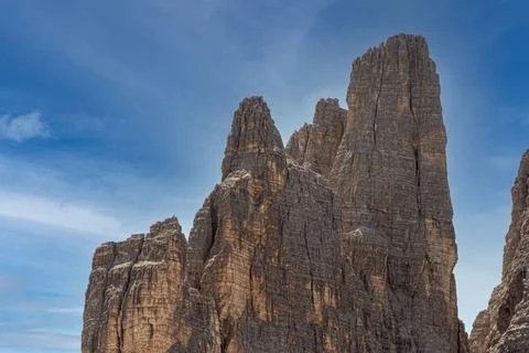 Dolomite s panorama 库存照片