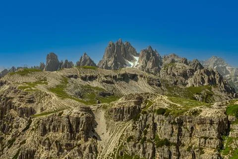 Dolomite s panorama Stock-Fotos