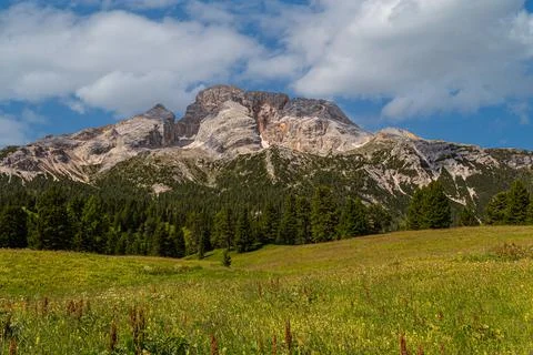 Dolomite s panorama Foto stock
