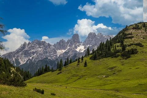 Dolomite s panorama Stock Photos