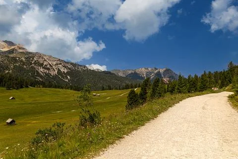 Dolomite s panorama Stock Photos
