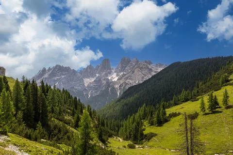 Dolomite s panorama Stock Photos
