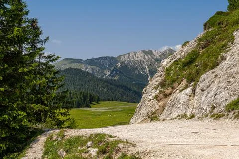 Dolomite s panorama Stock-Fotos