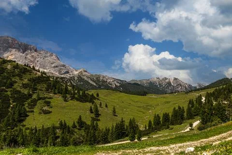 Dolomite s panorama Stock-Fotos