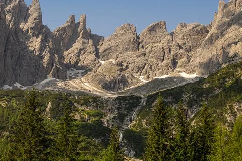 Dolomite s panorama Stock Photos