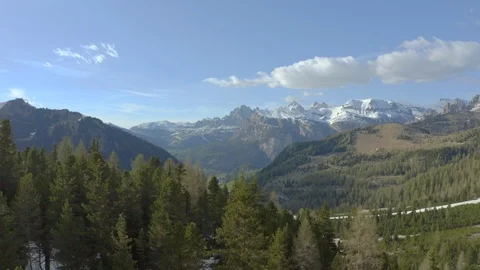 Dolomites Aerial View Vídeo Stock 110344132