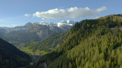 Dolomites Aerial View Stock Footage 110815414