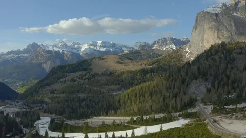 Dolomites Aerial View Vídeo Stock 110871682