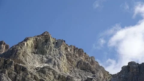 Dolomites cableway Lagazuoi Stock Footage 146372201