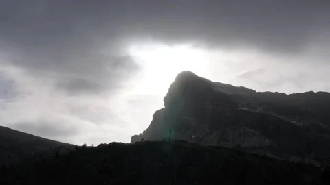Dolomites Cinque torri timelapse 1 Stock Footage 166274065