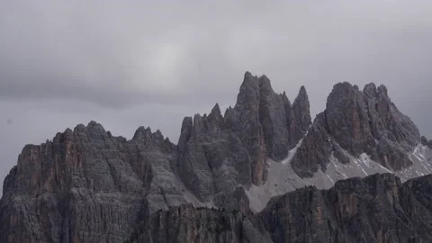 Dolomites Cinque torri timelapse 2 Stock Footage 166274063