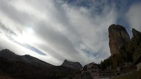 Dolomites Cinque torri timelapse 6 Stock Footage 166274607