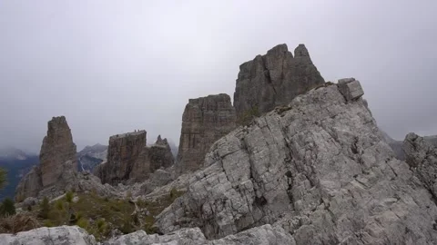 Dolomites Cinque Torri timelapse 7 Stock Footage 166274595