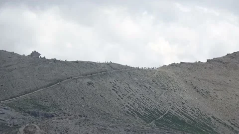 Dolomites Forcella Lavaredo timelapse Stock Footage 166276237