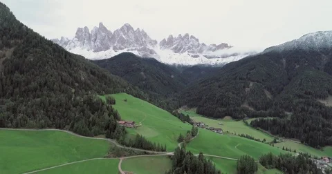 Dolomites Italian Alps Stock Footage 80694086
