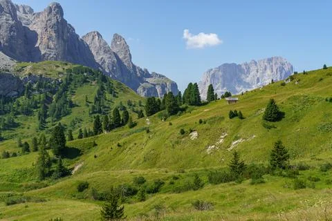 The dolomites in italy 스톡 사진