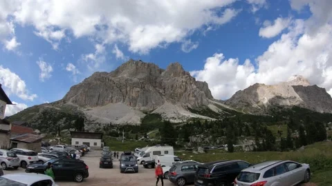 Dolomites Lagazuoi - timelapse Stock Footage 146278211