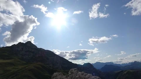 Dolomites Monte Cernera Stock Footage 146375935
