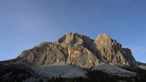 Dolomites Monte Lazuoi timelapse Stock Footage 166282723