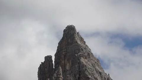 Dolomites Monte Paterno timelapse Stock Footage 166283002