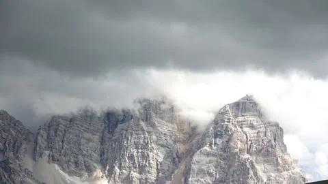 Dolomites Monte Pelmo - timelapse Stock Footage 146377889