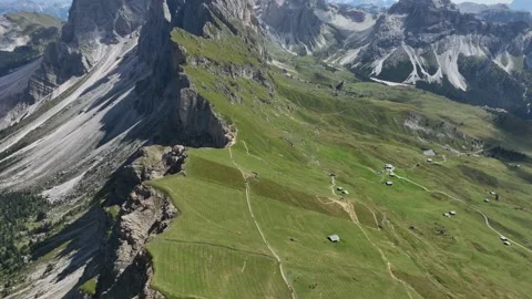 The Dolomites mountain range Italy part of the Southern Limestone Alps Video stock 209169830
