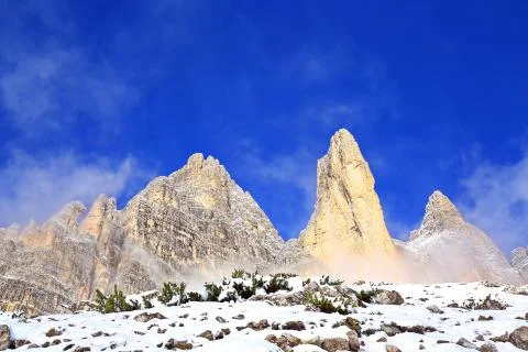 Dolomites is a mountain range in Italy Stock-Fotos