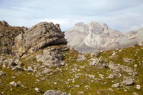 Dolomites mountains landscape Stock Photos