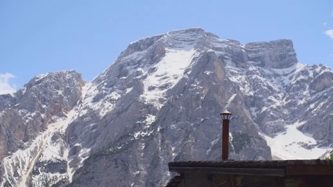 Dolomites Mountains View Video stock 112712106