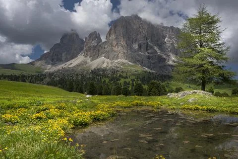 Dolomites 스톡 사진