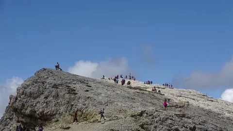 Dolomites Piccolo Lagazuoi Stock Footage 146379853